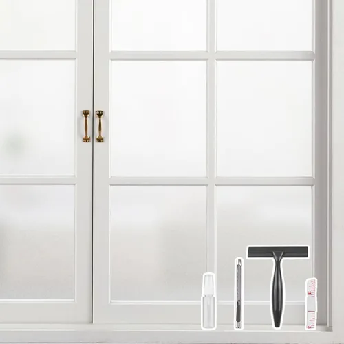 Vista 10 de Kromapolis Película de privacidad para ventana, cubierta de vinilo para ventanas, película decorativa de vitral, película de privacidad esmerilada