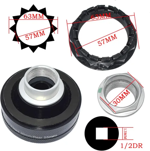 Vista 5 de Herramienta de enchufe de tuerca de eje de rueda delantera y trasera, compatible con Ducati Motocicleta, ATV Super Bike 939 1098 1198 1199 1299 V4