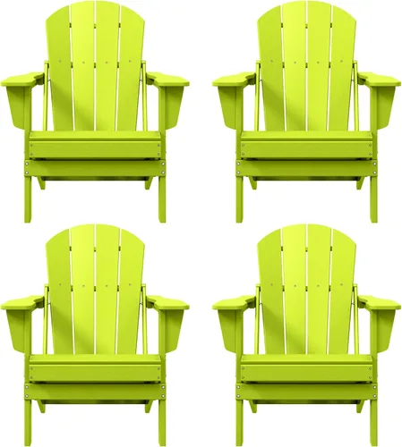 Vista 56 de Westin Outdoors Laguna WO Home - Silla plegable Adirondack para exteriores, muebles retro tradicionales para el hogar, para playa, balcón, patio