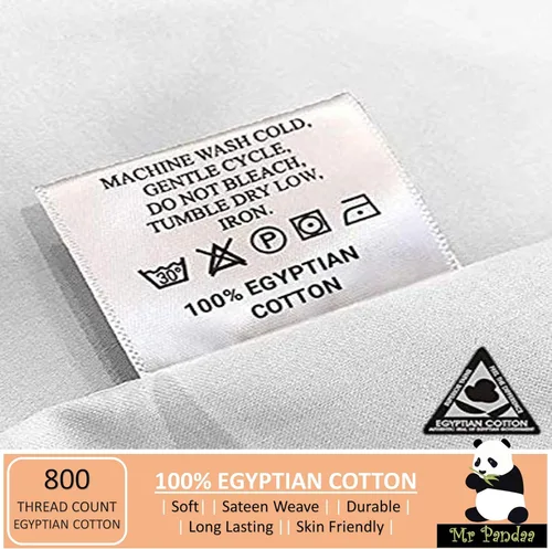 Vista 8 de Juego de sábanas divididas tamaño Queen para cama ajustable, suave 100% algodón egipcio de 800 hilos, tejido satinado, juego de 5 piezas con 2