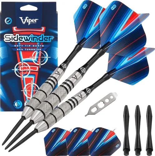 Viper Sidewinder 80% tungsteno punta de acero dardos
