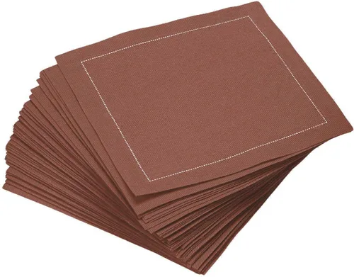 Vista 11 de Servilletas de cóctel de algodón blanco, 100% algodón, paquete de 50 unidades, 4.5 x 4.5 pulgadas, calidad de hotel, suaves y absorbentes, ideales