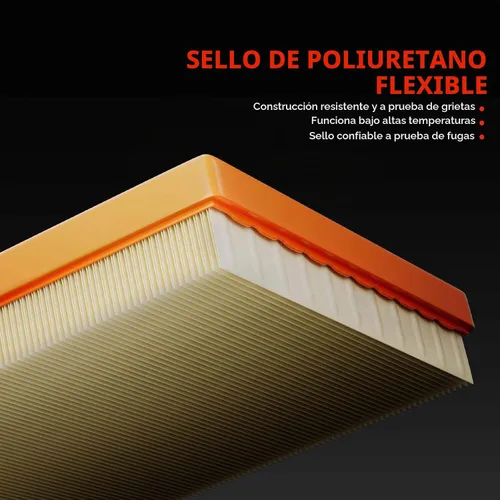 Vista 5 de Filtro de Aire de Motor A-Premium Compatible con Modelo Subaru - Forester, Outback, Impreza, Crosstrek, Legacy, Ascent, WRX, Panel Flexible