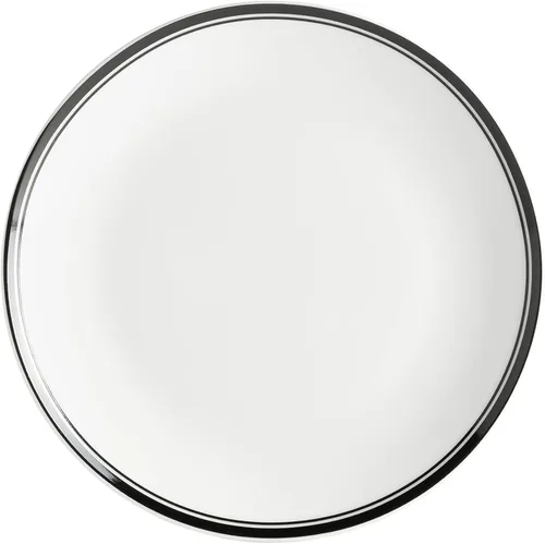 Vista 10 de 10 Strawberry Street Café Stripe Coupe - Vajilla de 16 piezas, color negro