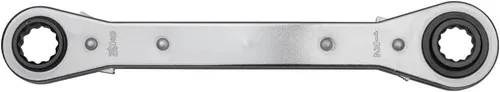 Vista 2 de Klein Tools KT223X4 Lineman's Ratcheting 4-In-1 Box Wrench with 1/2-, 9/16-, 5/8-, and 3/4-Inch Sockets