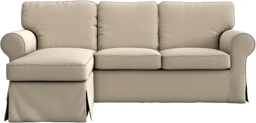 Vista 10 de MASTERS OF COVERS Ektorp - Sofá biplaza (2 asientos) con funda de tumbona de repuesto personalizada para IKEA Ektorp Modular 3 asientos sofá funda