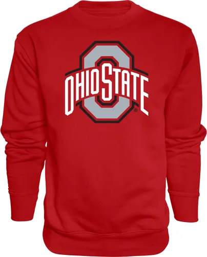 Vista 16 de Blue 84 NCAA Suéter con cuello redondo para hombre con icono de color del