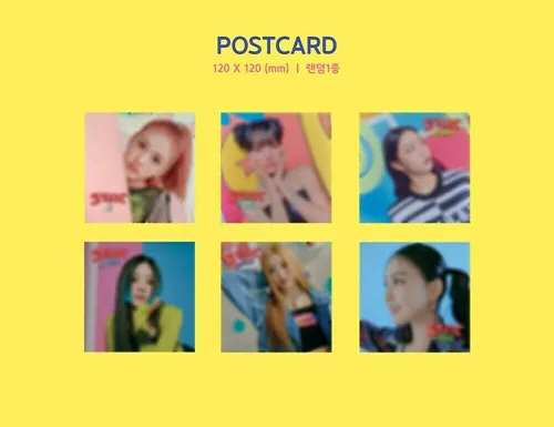 Vista 6 de K-POP STAYC 2nd Single Album [STAYDOM] CD+72p P.Book+P.Card+Postcard+Fragrance Card+Sticker Sealed