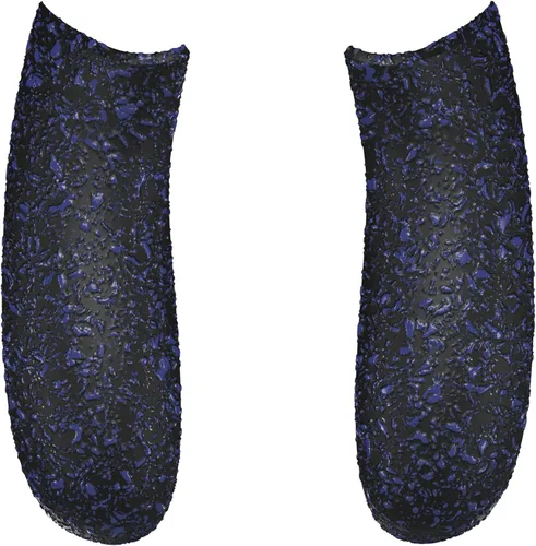 Vista 3 de eXtremeRate Paneles traseros de color morado texturizados, cómodos rieles laterales antideslizantes, asas de salpicaduras 3D, piezas de repuesto