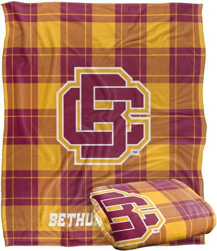 Vista 101 de LOGOVISION St John's University Campus Plaid Spirit Silky Touch Manta súper suave 36 x 58 pulgadas