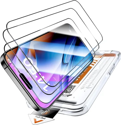 Vista 11 de LK TOP 9H+ - Protector de pantalla de vidrio para Google Pixel 10 Pro XL [instalación con 1 clic] Desempolvado automático de 0 burbujas, Pixel 10