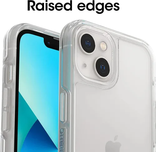 Vista 5 de OtterBox Symmetry Clear Series - Funda para iPhone 13 (solamente), embalaje no minorista, transparente
