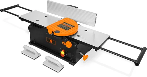 WEN JT833H Cepilladora de Banco en Espiral de 10 Amperios y 8 Pulgadas con Mesa Extensible