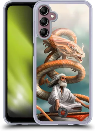 Vista 80 de Head Case Designs Officially Licensed Anne Stokes God's Hammer Guardian Dragons Gel Case [Military Grade Protection] Compatible with Samsung Galaxy