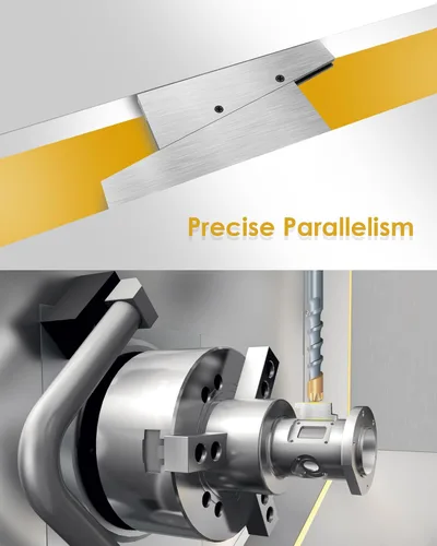 Vista 4 de Juego paralelo de precisión ajustable de 3/8 a 2-1/4 pulgadas, 6 pares de bloques paralelos de acero al carbono, medición para configuración