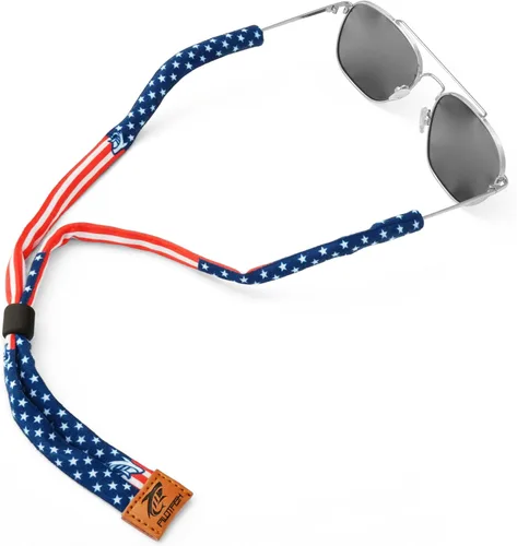 Vista 12 de Pilotfish - Correa para lentes de sol de algodón premium, soporte para gafas de sol - Múltiples opciones de diseño - Soporte para lentes de sol
