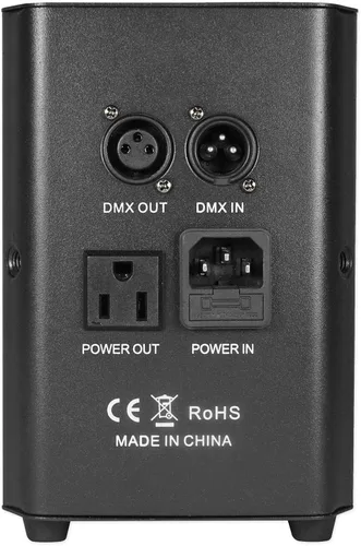 Vista 4 de (4) Rockville RockWedge LED RGBWA+UV recargable inalámbrico DMX DJ Par Up-Lights