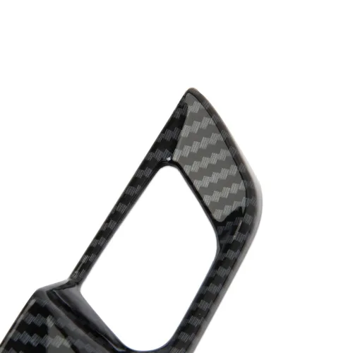 Vista 4 de crosselec Tapacubos para interruptor de cerradura de puerta para Chevrolet Corvette C8 2020-2025 (estilo de fibra de carbono)
