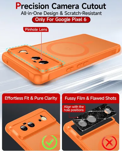 Vista 2364 de LeYi Funda para teléfono Samsung-S23: protector de pantalla e imán MagSafe Púrpura