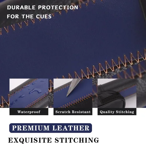 Vista 5 de Juego de taco de billar de arce de 58 pulgadas, 19 oz/20 onzas, punta de 0.512 in, palo de billar profesional de madera dura de arce canadiense