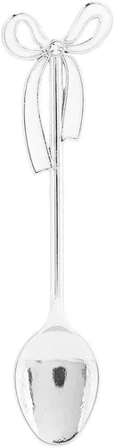 Vista 9 de Juego de cucharas de metal para postre de café, juego de cucharas de postre de café, europeo, elegante, soporte para cucharadas de fruta de cisne