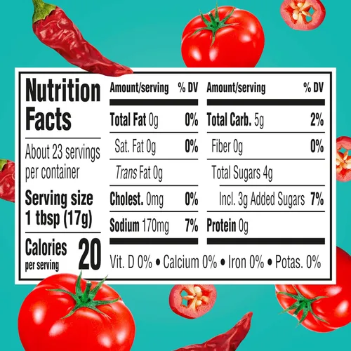 Vista 2 de Heinz Ketchup de tomate mezclado con chipotle, botella exprimible de 14 onzas