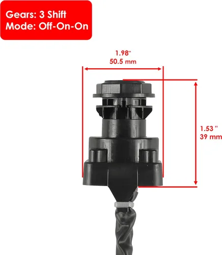 Vista 2 de Caltric Interruptor de llave de encendido compatible con Arctic Cat 400 2X4 4X4 Fis Auto Manual 2000-2007
