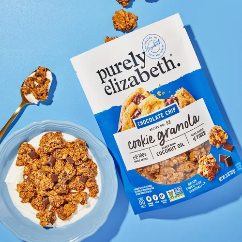Vista 3 de Purely Elizabeth granola de galleta con chispas de chocolate 11 OZ