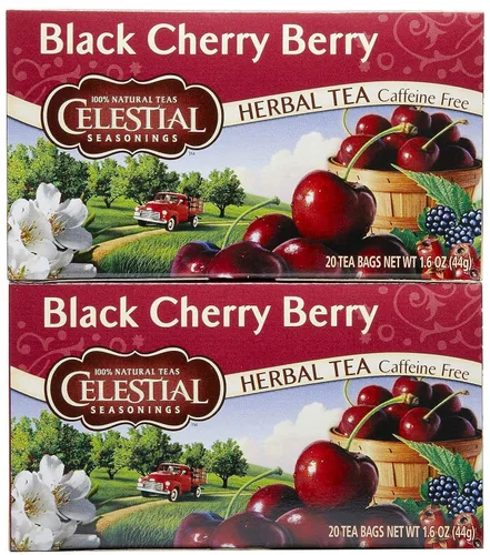 Vista 6 de Celestial Seasonings Té de bayas de cereza negra, 20