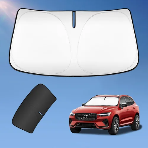 Vista 41 de Parasol para Mazda 3 2019-2025 2026, protector solar de 4 capas para Mazda 3 Hatchback/Sedan 250T, revestimiento plateado, visera solar plegable
