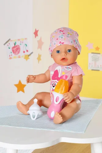 Vista 10 de Zapf Creation 832493 Baby Born Interact. Flasche&Löffel 16.9 in