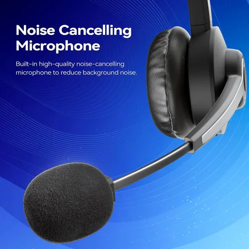 Vista 3 de Auriculares de teléfono con cable monoaural, con micrófono de cancelación de ruido + desconexión rápida para 2465 2564 480 6402D A100 S10 300 301
