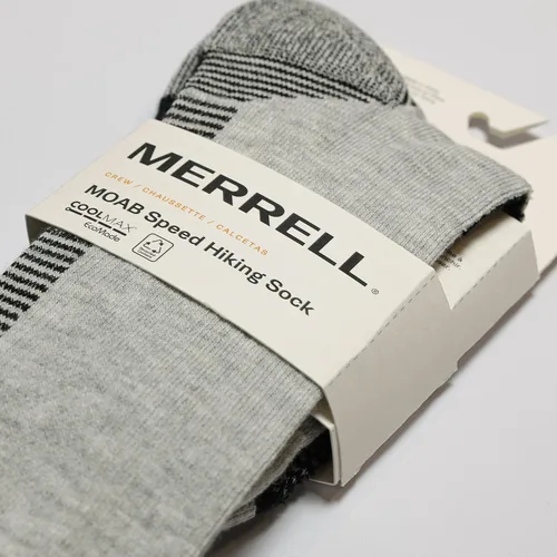 Vista 4 de Merrell Calcetines ligeros para senderismo Moab Speed de corte bajo, unisex sostenibles Coolmax Ecomade