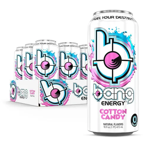 Vista 13 de Bang Energy - Bebida energética sin azúcar, 16 onzas, Blue Razz (paquete de 12) Paquete de 12