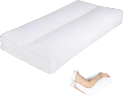 Vista 8 de Almohada de rodilla refrescante para dormir de lado, almohada de pierna de 3 pulgadas para dormir de lado, almohada de tela 100% refrescante