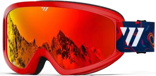 Vista 15 de WISTON OTG - Gafas de esquí y snowboard para hombres, mujeres y jóvenes, 100% protección UV W1