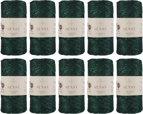 Vista 118 de Sensy Premium 2mm 229.5 metros de cuerda de poliéster 100% cordón de polipropileno Cordón de macramé 2mm Cordón para bolso de crochet Hilo