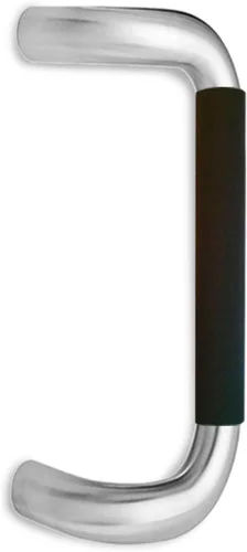 Vista 10 de Cubierta para manijas de puerta comerciales comerciales; no más manijas de puerta calientes (paquete de 2) color negro