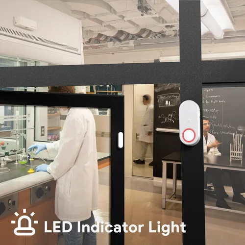 Vista 8 de Alarma de puerta de congelador con retraso cuando se deja abierta, timbre de puerta, alarma de ventana abierta, recordatorio de cierre de puertas