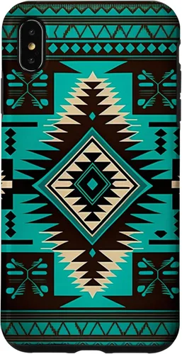 Vista 11 de South West Turquoise Native American Aztec Pattern Case for iPhone 17