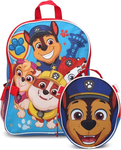 Vista 10 de Fast Forward Bluey - Mochila infantil de 15 pulgadas con juego de lonchera Almuerzo redondo Bluey Blue