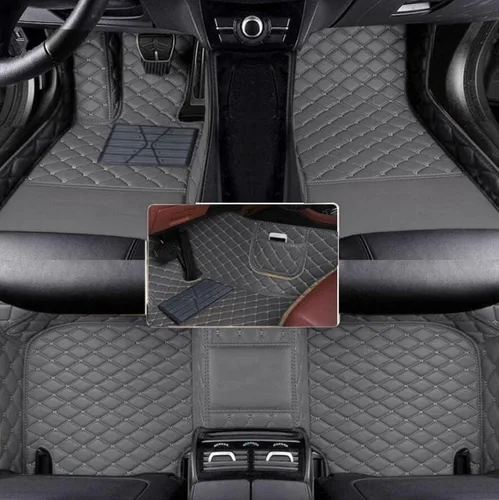Vista 20 de Alfombrillas de cuero completas a medida para auto - Mejora el interior de tu vehículo con forros de piso específicos para vehículos - Perfectas