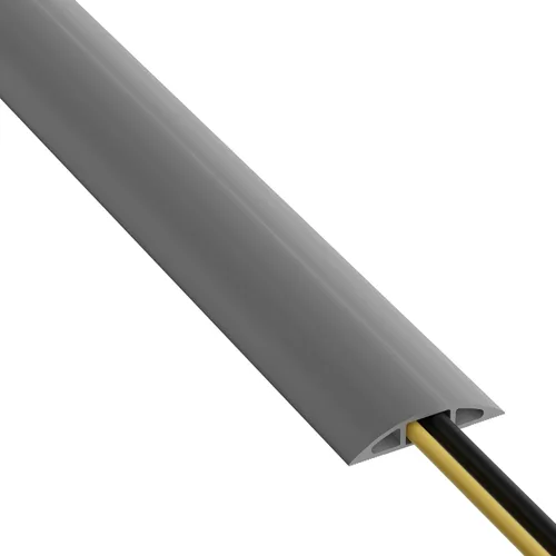 Vista 11 de D-Line – Funda para cable de piso de 6 pies, protector de cable, oculta cables de extensión, protege cables, evita riesgos de caídas, ocultador