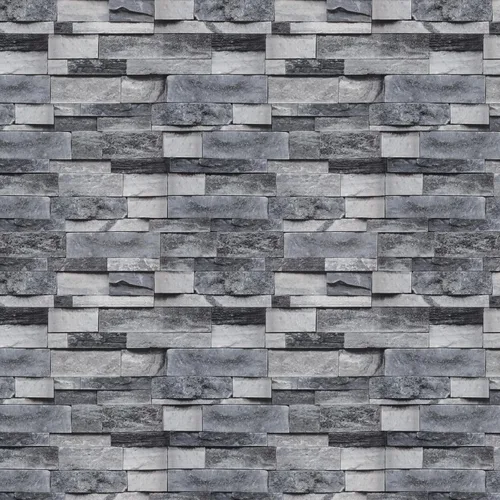Vista 9 de Timeet - Papel pintado de despegar y pegar, papel de contacto de ladrillo blanco gris, papel de pared 3D autoadhesivo extraíble para dormitorio