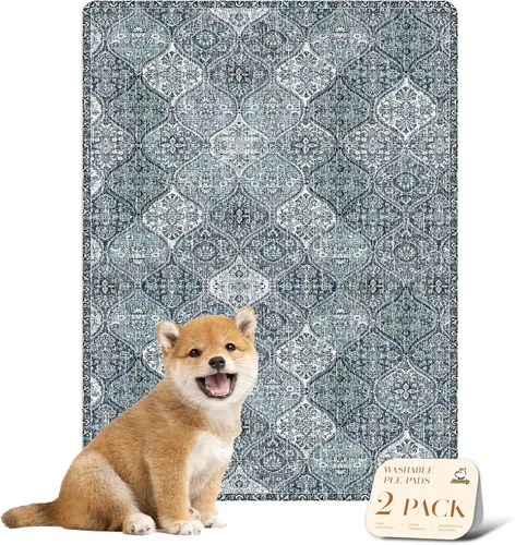 Vista 71 de nunubaby Almohadillas lavables para orina para perros, elegantes, antideslizantes y a prueba de fugas. Almohadillas reutilizables para orinal