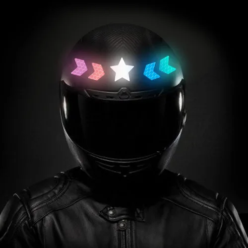 Vista 6 de 42 calcomanías reflectantes a rayas de automóvil, calcomanías reflectantes para llantas de rueda, calcomanías de bicicleta para bicicletas