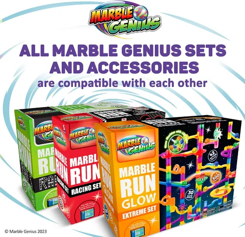 Vista 6 de Marble Genius Juego de accesorios de canicas, 60 piezas