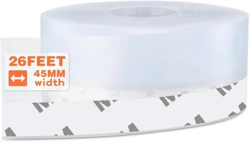 Vista 13 de MIKOSI cinta de sellado de silicona de 26 pies, cinta adhesiva para puertas, ventanas, huecos de duchas