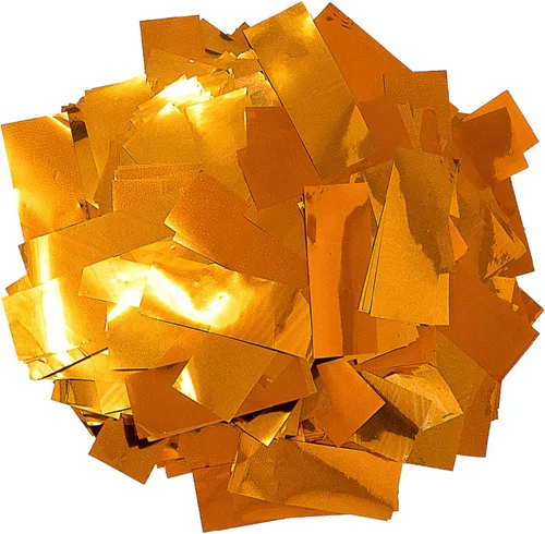 Vista 16 de Ultimate Confetti, Confeti metálico rectangular de Mylar azul brillante para uso en cañones y lanzadores, confeti de revelación de género
