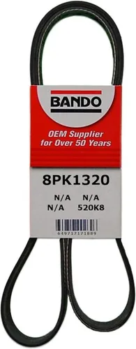 Vista 58 de Bando USA 8PK710 Correa de serpentina de calidad OEM